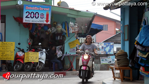 Koh Larn Motorbike hire